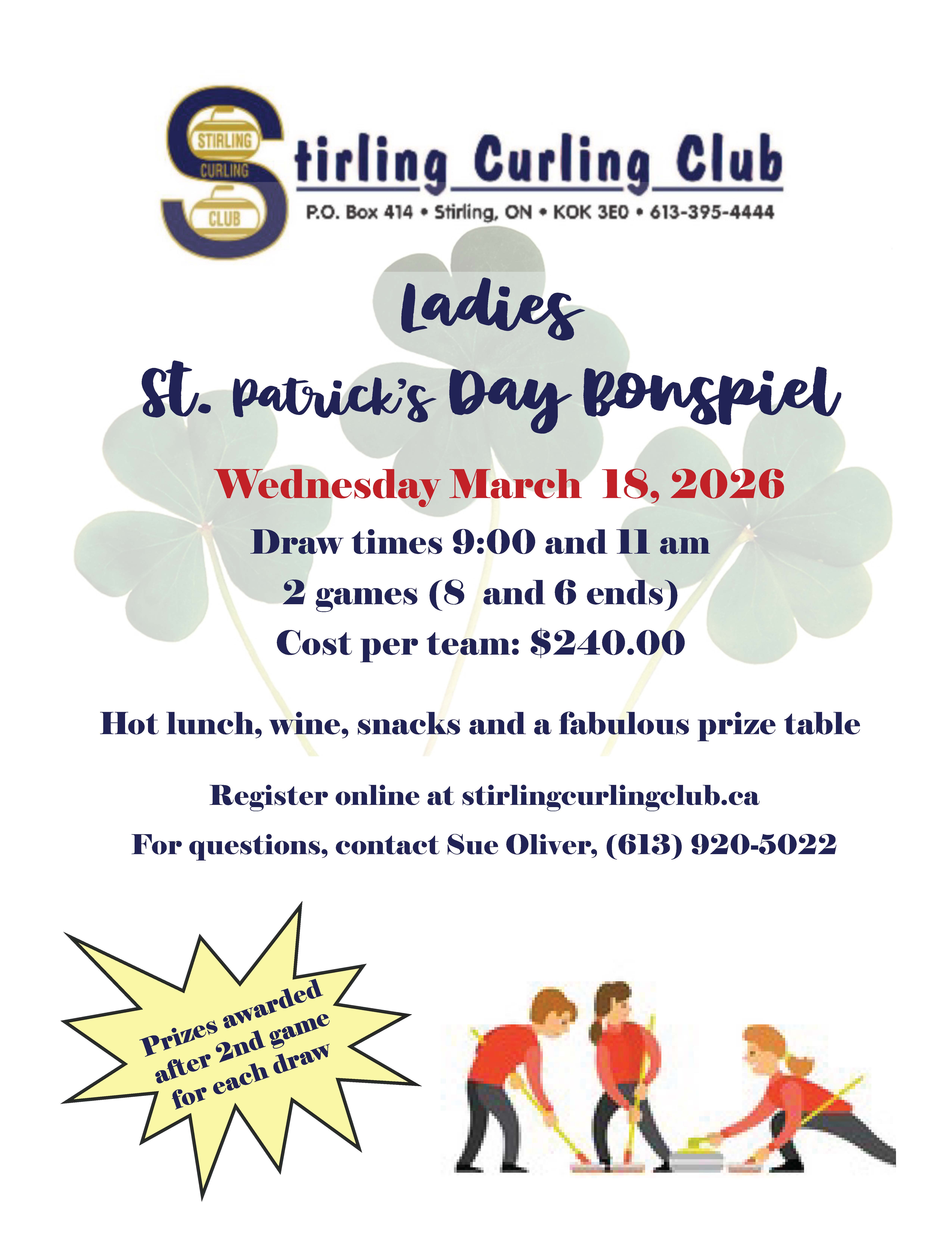 ladies bonspiel 2026